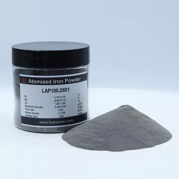 Representative diffusion-alloyed steel powder