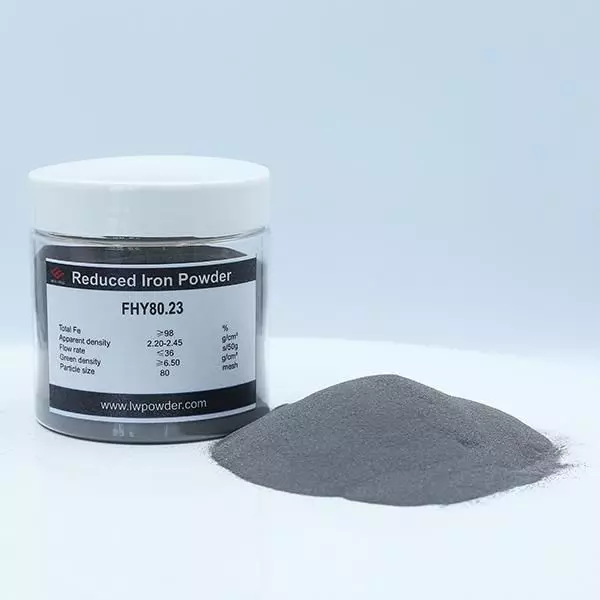 Representative sponge and reduced iron powder